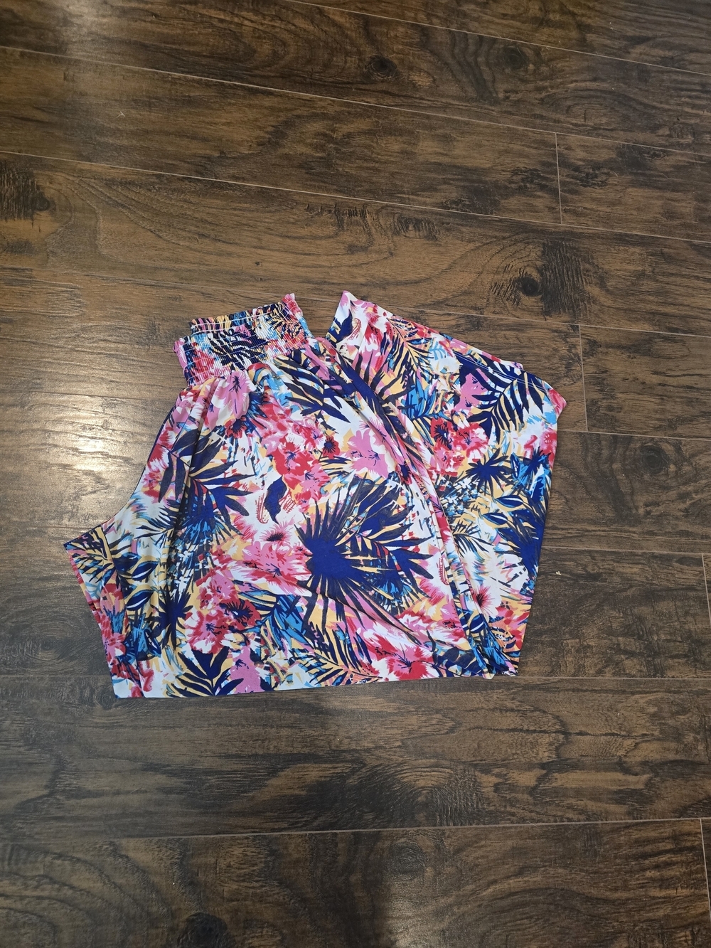 West Loop | Tropical Palazzo Pants Large/XL